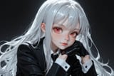 139323-2984756659-preteen girl long hair silver hair red eyes freckles, formal gloves