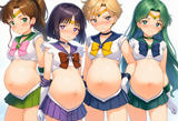 4girls, standing, full body s-2855860278