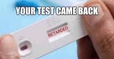 test came back
