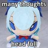 cirno head fumo full