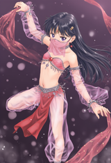 1girl, Sailor Mars, purple eyes, black hair, long hair, loli, aged down, little s-111005858