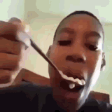 black-eating