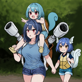 3girls, carrying person, shoulder carry s-3625391058