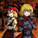 2girls, aki shizuha, aki minoriko, touhou, armor, autumn, {{{mechanization}}}, g s-1931852934