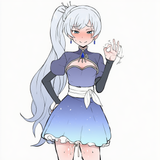 [[terasu_mc]], [[weiss schnee]], young and innocent loli standing and smiling cu s-418482992