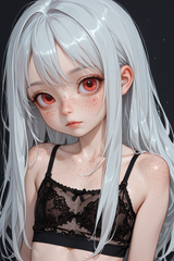 139400-635123180-preteen girl long hair silver hair red eyes freckles, cute child bra,( sheer top_1.2)