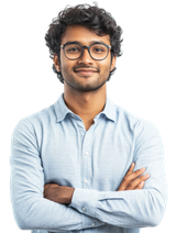 a-young-indian-man-with-glasses-and-a-blue-shirt-free-png