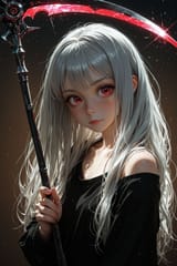 139478-3887391705-preteen girl long hair silver hair red eyes freckles, scythe swipe