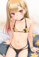 1girl, {{kitagawa marin}}, aged down, loli, child, immature female, blonde hair, s-490506947