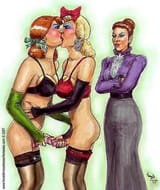 sissy femdom kiss
