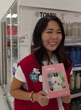 Supporting her man