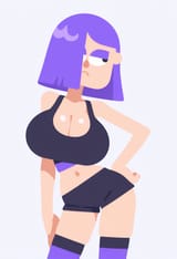 0149-Lily, LilyDuolingo, girl, light purple h-illuscocoStyleNoobaiXL_v70-1375627064