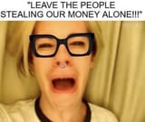crying democrat liberal stop doge leave the people stealing our money alone!