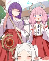 Frieren at the Funeral, happy new year, miko フリーレン
