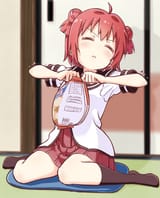 Yuru Yuri, Akari Akaza, w sitting 開けちゃうよぉ〜