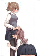original, yuri, girl Into the skirt