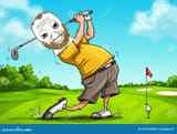 golfing