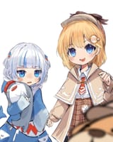 SHARK GIRL AND DETECTIVE GIRL AS GIRLS ALSO DOG