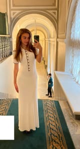 white dress