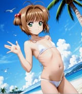 Sakura at the Beach