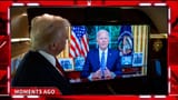Trump moments ago