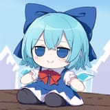 CIRNO SITTING NICELY
