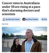 Cancer rates in Australians under 50 are rising at a pace that&#039;s alarming doctors and scientists - COVID-19 Vaccine Vaxx Jab