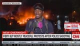 cnn fiery but mostly peaceful protest
