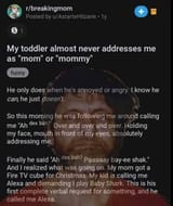 My toddler calls me &#039;Alexa&#039;