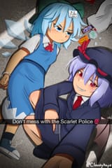 scarlet police catch cirno