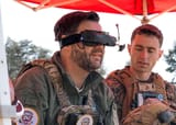 J. D. Vance Using Chinese Skyzone FPV-Googles in Marines Drone Show