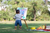 sho&#039;nuff painting outside