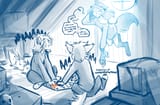 Meave and Madelyn play with a Luigi-board and awaken Laura 1634227664376