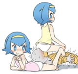 Lana&#039;s sisters cushy soft twin butts