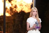 my life in the background. burning down
