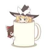 MARISA REIMU MUG PEEK