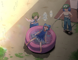 cirno pooled by nitori and daiyousei
