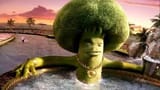 Broccoli in hot tub