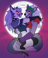 Loona and Roxy Hug