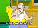 hand banana