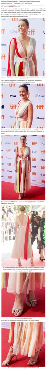 Brie Larson&#039;s Nasty Feet &amp; Toenail Fungus Can&#039;t Be Unseen2