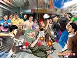 12240 - blood crying gang_violence kasodani_kyouko lowres meme political_commentary snot tagme ten_desires untranslated violence wtf