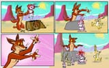 just a rabbit doing what rabbits got to do - even if it&#039;s just a puppet 1484138373791