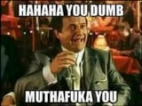 you dumb mutha fucka