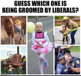 liberal democrat child grooming meme