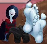 marceline’s sweaty camp feet
