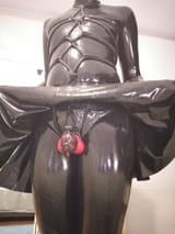 sissy latex chastity2