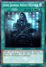 Jimmy-Jamming Backup Drummer