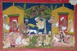 Bhang_eaters_before_two_huts_(6124556163)