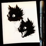 happy cat for use in fur threads
